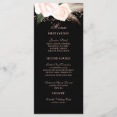 Zwart en onduidelijk Roos - Kortstaartwonden Menu (Voorkant)