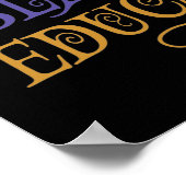  zwart en opgeleid poster (Hoek)