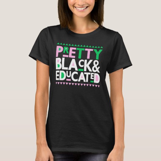 zwart en opgeleid t-shirt (Voorkant)