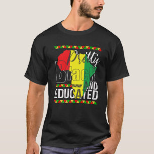 zwart en opgeleid zwart, Afrikaan uit de geschied T-shirt