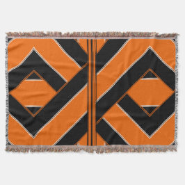 Zwart en Oranje, eenzijdig gebundelde schroefdop Deken