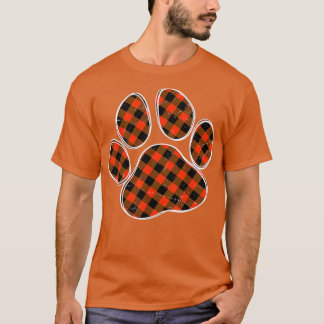 Zwart en Oranje gebundeld gebak afdrukken voor een T-shirt