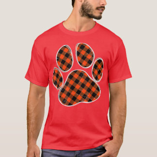 Zwart en Oranje gebundeld gebak afdrukken voor een T-shirt