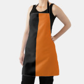 Zwart en Oranje Schort (Insitu)