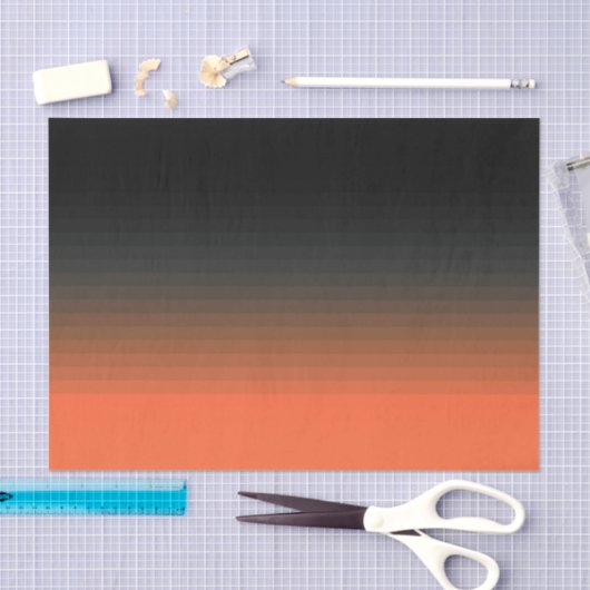 Zwart en Oranje Tissuepapier (Craft)