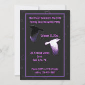 Zwart en Paarse Crow Halloween (Achterkant)