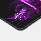 Zwart en Paarse Drakenrook Bureaumat (Hoek)