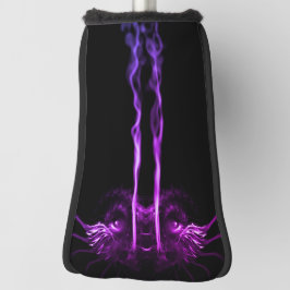 Zwart en Paarse Drakenrook Golfheadcover