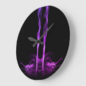 Zwart en Paarse Drakenrook Grote Klok (Hoek)