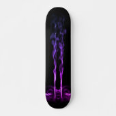 Zwart en Paarse Drakenrook Persoonlijk Skateboard (Voorkant)
