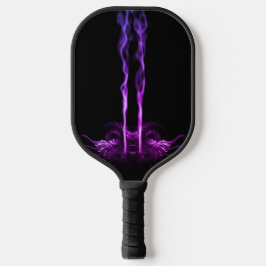 Zwart en Paarse Drakenrook Pickleball Paddle