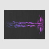 Zwart en Paarse Drakenrook Tissuepapier (Voorkant)