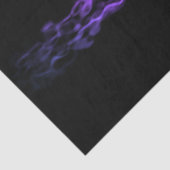 Zwart en Paarse Drakenrook Tissuepapier (Detail)