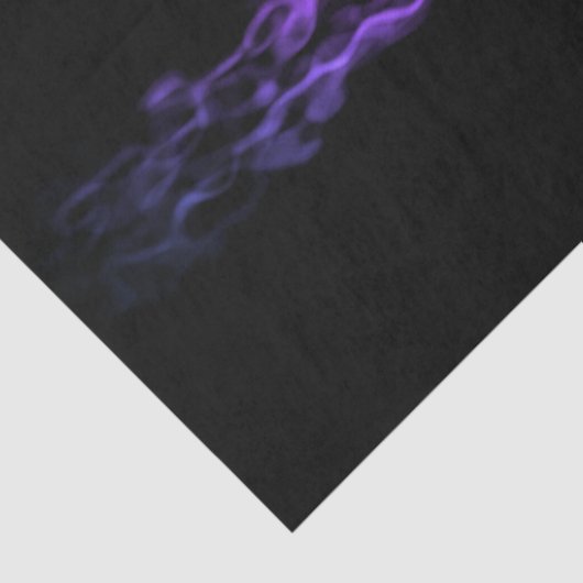 Zwart en Paarse Drakenrook Tissuepapier (Detail)