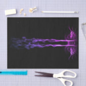 Zwart en Paarse Drakenrook Tissuepapier (Craft)