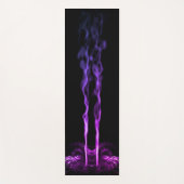 Zwart en Paarse Drakenrook Yogamat (Voorkant)