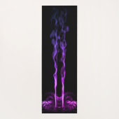 Zwart en Paarse Drakenrook Yogamat (Achterkant)