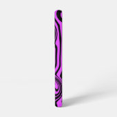 Zwart en Paarse Samsung Galaxy Hoesje Uw Kleuren (Linkerkant)