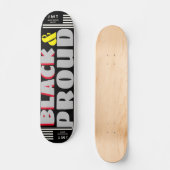 ZWART EN PROUD JMT 7 3/4-inch skateboard deck (Voorkant)