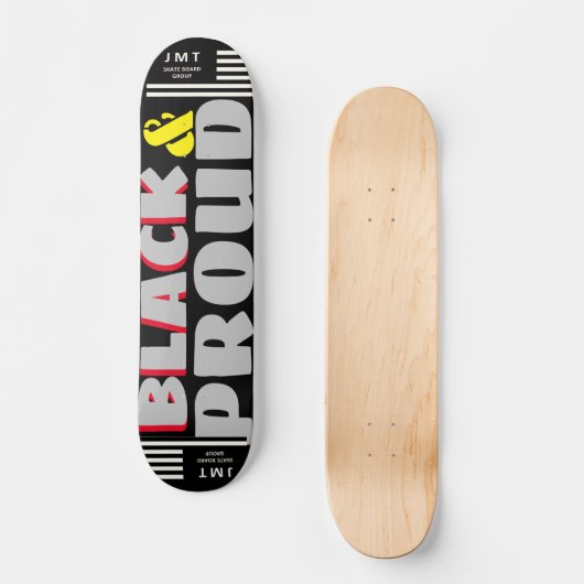 ZWART EN PROUD JMT 7 3/4-inch skateboard deck (Voorkant)