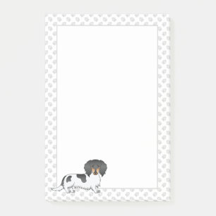 Zwart En Roestkleurige Bont Langharige Dachshond E Post-it® Notes