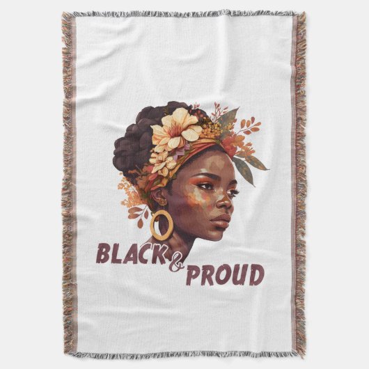 Zwart en rond deken (Voorkant Verticaal)