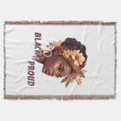 Zwart en rond deken (Voorkant)