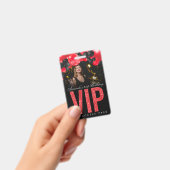 Zwart en rood aanpasbaar VIP All Access-badge Badge (Handheld)
