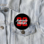 Zwart en Rood Atleet Jersey Nummer Ronde Button 7,6 Cm<br><div class="desc">Kop op je favoriete sportteam, football speler of gewoon show van je schooltrots met een aangepaste gepersonaliseerde spirituele knop! Personaliseer met het nummer van een speler of een andere aangepaste tekst. Ideaal voor football-, basketbal-, honkbal- en voetbalspelletjes! Creëer aangepaste pinnen voor het hele team, cheerleaders, ouders en broers om op...</div>