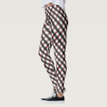 Zwart en Rood Buffel Controleer Kerstmispatroon Leggings<br><div class="desc">Een feestelijk buffelcheck patroon perfect voor het kerstvakantieseizoen. Het patroon combineert zwart met een donkerrood verloop.</div>