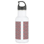 Zwart en Rood Festival Waterfles (Achterkant)