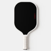 Zwart en rood gepersonaliseerd pickleball-paddle pickleball paddle (Achterkant)
