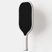 Zwart en rood gepersonaliseerd pickleball-paddle pickleball paddle (Links)