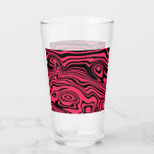 Zwart en rood glas (Achterkant)