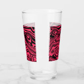 Zwart en rood glas (Links)