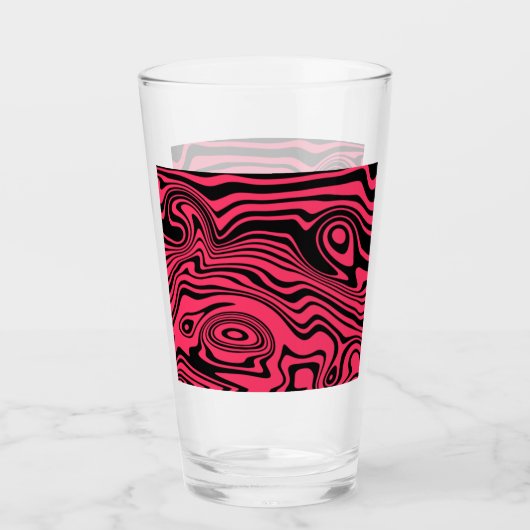 Zwart en rood glas (Voorkant)
