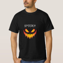 Zwart en rood Halloween T-shirt