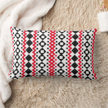 Zwart en rood repetitief patroon