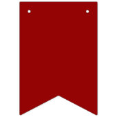 Zwart en rood School Kleuren Afstuderen Vlaggetjes (Eerste vlag)