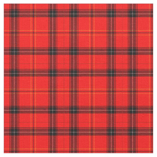 Zwart en rood (Tartan) weefsel Stof (Close Up)
