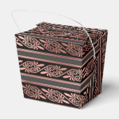 Zwart en Roos Gold Bedankdoosjes (Achterkant)