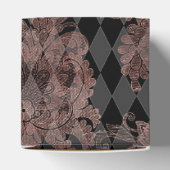 Zwart en Roos Gold Bedankdoosjes (Bovenkant)