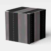 Zwart en Roos Gold Bedankdoosjes (Voorkant Zijde)