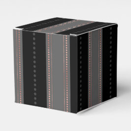 Zwart en Roos Gold Bedankdoosjes