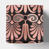 Zwart en Roos Gold Bedankdoosjes (Bovenkant)