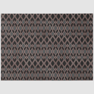 Zwart en Roos Gold Tissuepapier