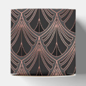 Zwart en roosgoud bedankdoosjes (Bovenkant)