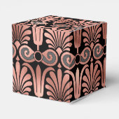 Zwart en roosgoud bedankdoosjes (Achterkant)