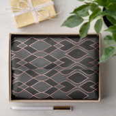Zwart en roosgoud tissuepapier (Geschenk)
