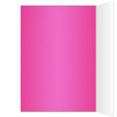 Zwart en Roze Bloemen Tafelnummer Kaart (Binnen (Links))